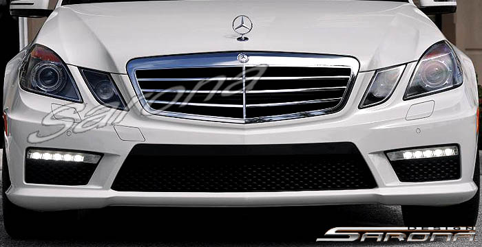 Custom Mercedes E Class  Sedan Front Bumper (2010 - 2013) - $690.00 (Part #MB-060-FB)